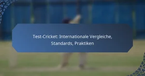 Test-Cricket: Internationale Vergleiche, Standards, Praktiken